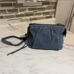 Aimee Kestenberg denim purse adjustable strap